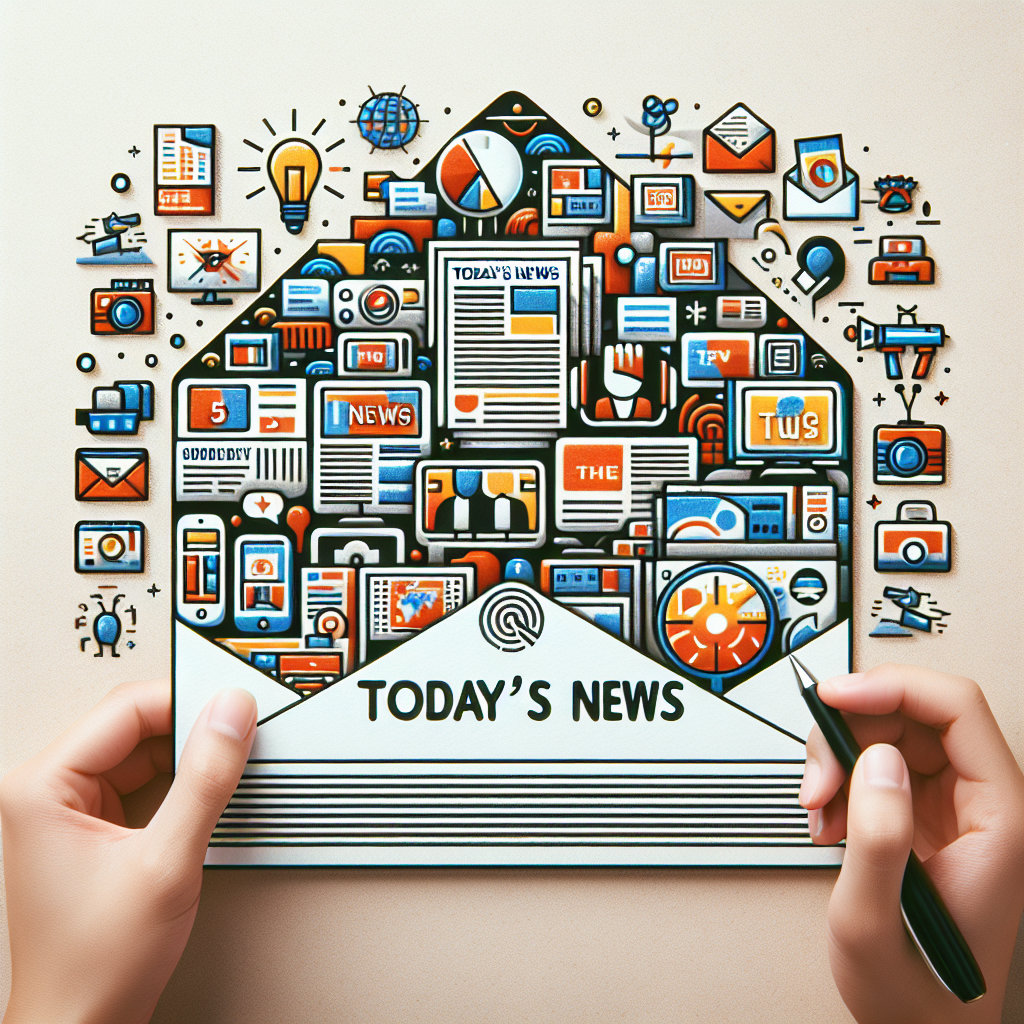 오늘의 뉴스: 믿을 수 있는 정보로 가득한 하루 - DALL-E 이미지 2
